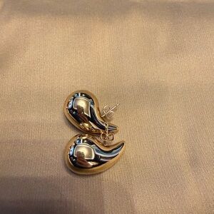 Gold Teardrop Earrings